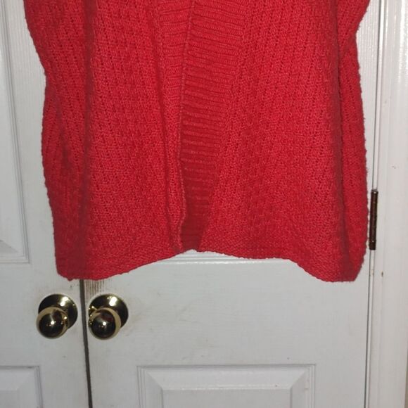 Ann Taylor Loft wool blend open front sleeveless nest cardigan sweater  Sz XS - Picture 2 of 5